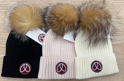Ellabee Ribbed Fox Beanie