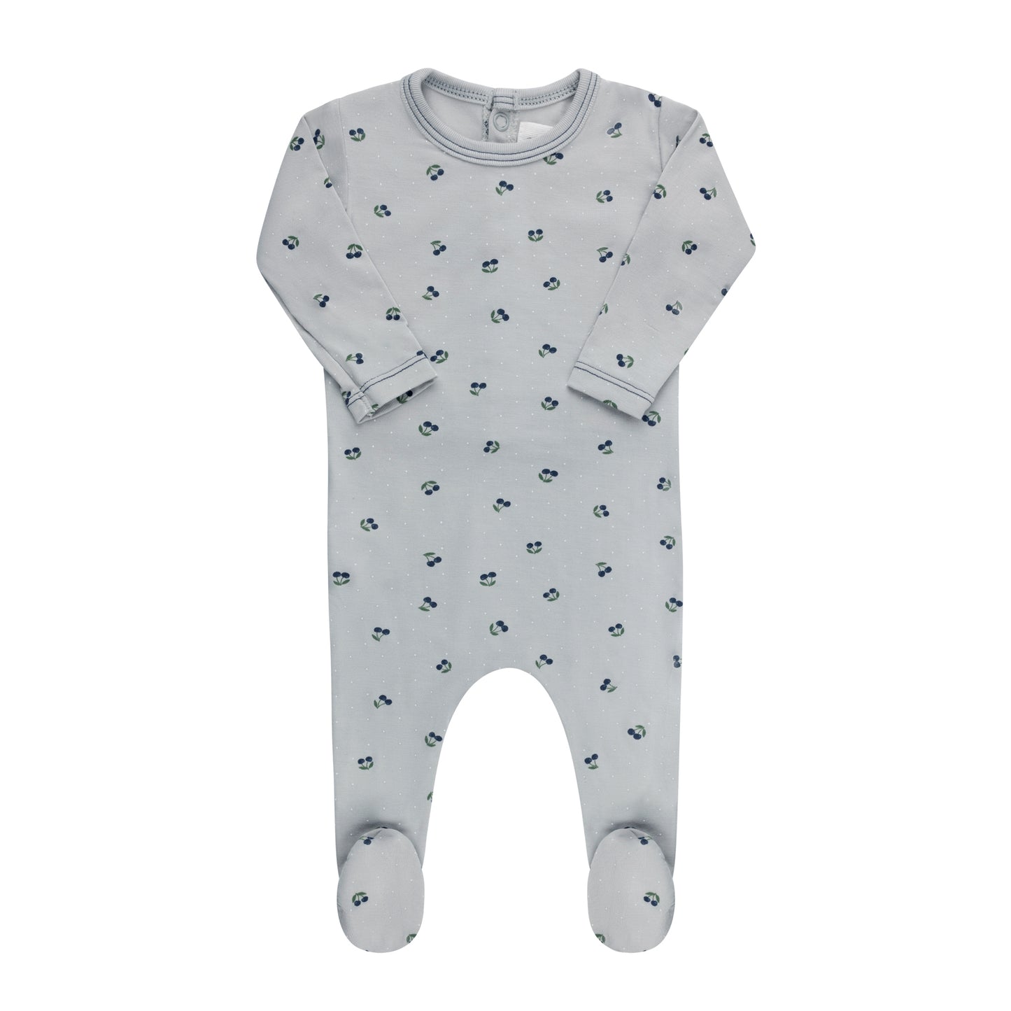 Aurora By Ely's & Co. Modal Cherry Print Footie