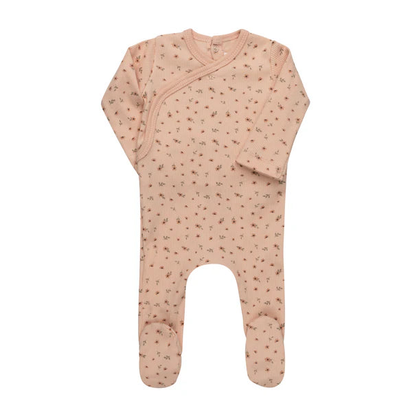 Aurora Floral Rib Footie