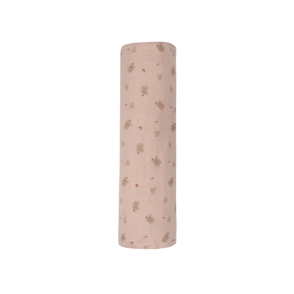 Aurora Floral/Nautical Muslin Swaddle
