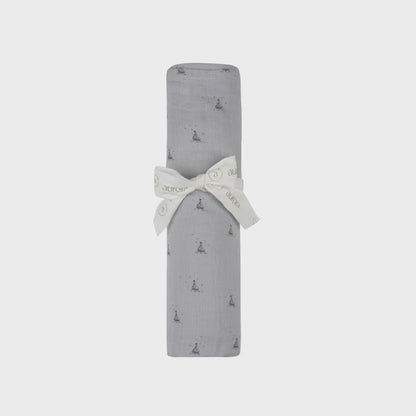 Aurora Floral/Nautical Muslin Swaddle