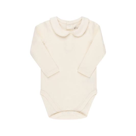 Ely's & Co. Jersey Cotton Bodysuit with Collar