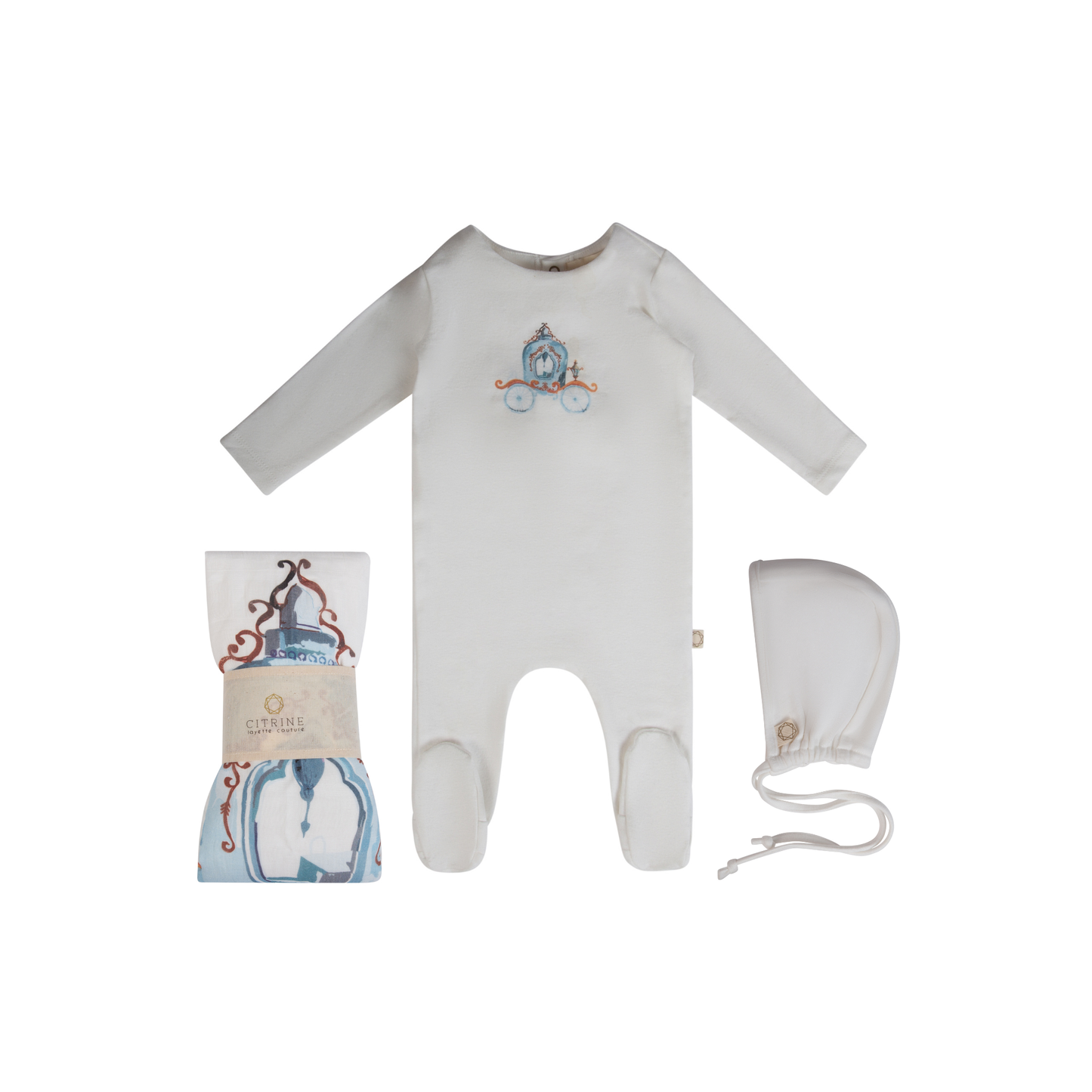 Citrine Vintage Carriage Layette Set