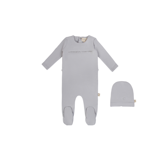 Citrine Logo Footie Set