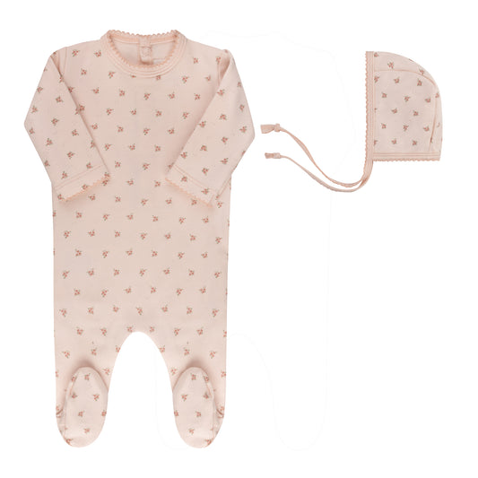 Ely's & Co. Ely's & Co. Rosebud/Diamond Footie Set