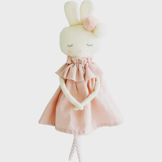 Alimrose Isabelle Bunny 40cm Pink Linen