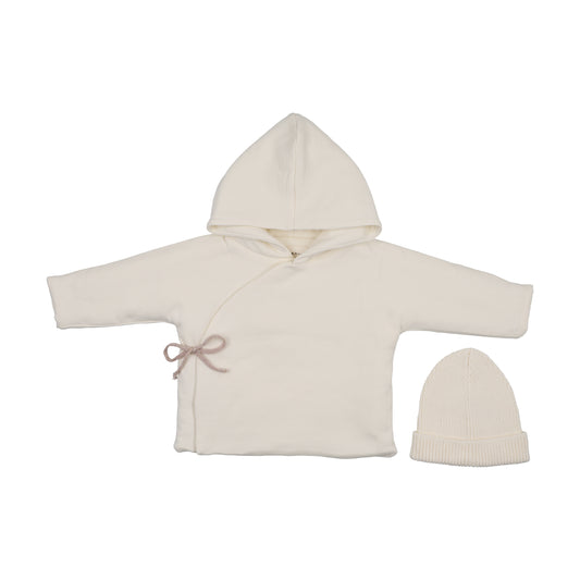 Mema Knits Quilted Jacket + Knit Beanie