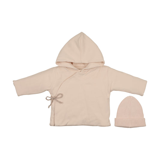 Mema Knits Quilted Jacket + Knit Beanie