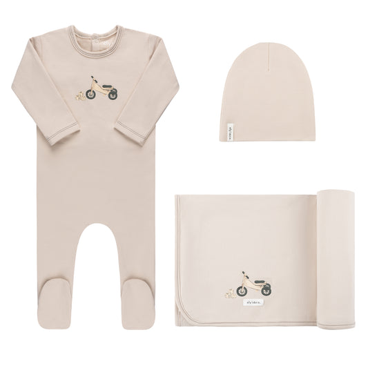 Ely's & Co. French Terry Bike and Carriage Layette Set
