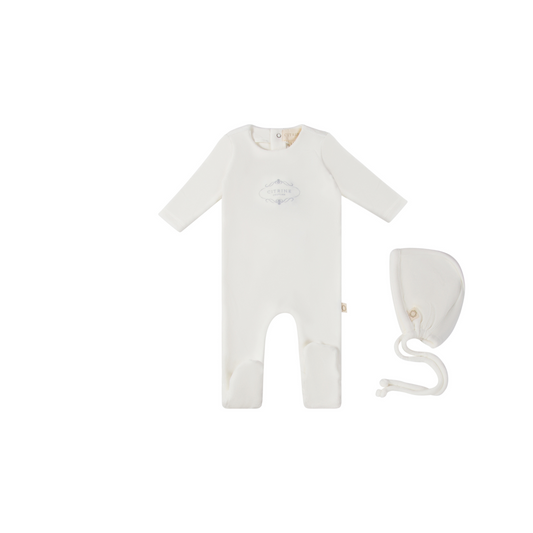 Citrine Frame Footie Set