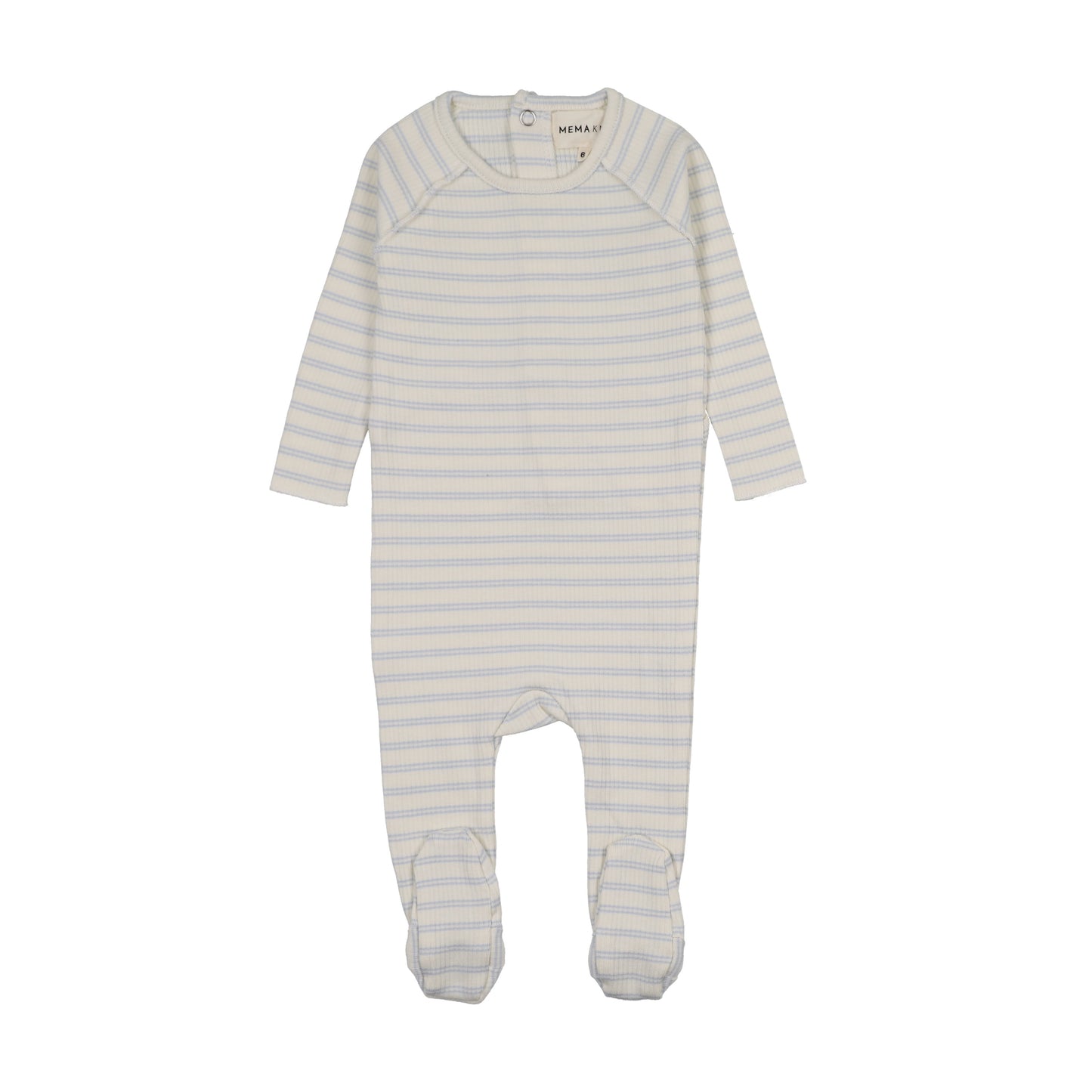 Mema Knits Rib Stripe Footie