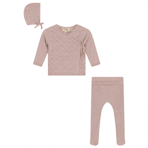 Bebe Bella Knitted Wrap Baby Set