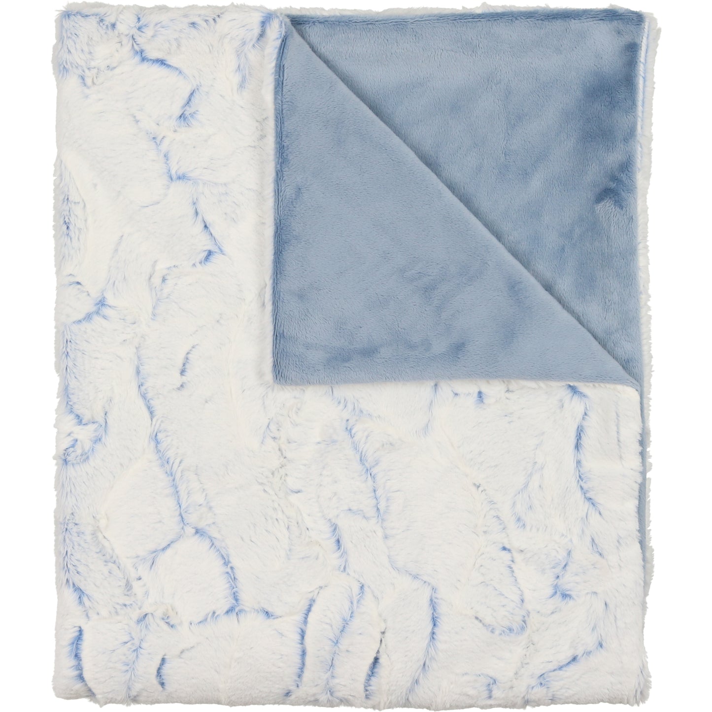 Peluche Lux Fur Crushed Frost Blanket