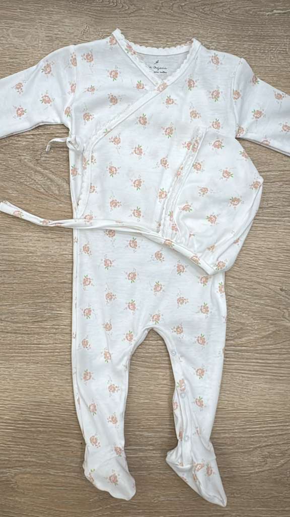Bebe Organic Rosie Wrap Footie Set