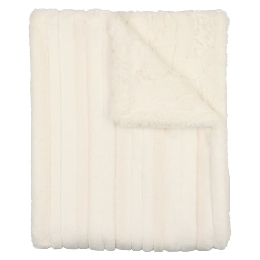 Peluche Lux Fur Paneled Blanket