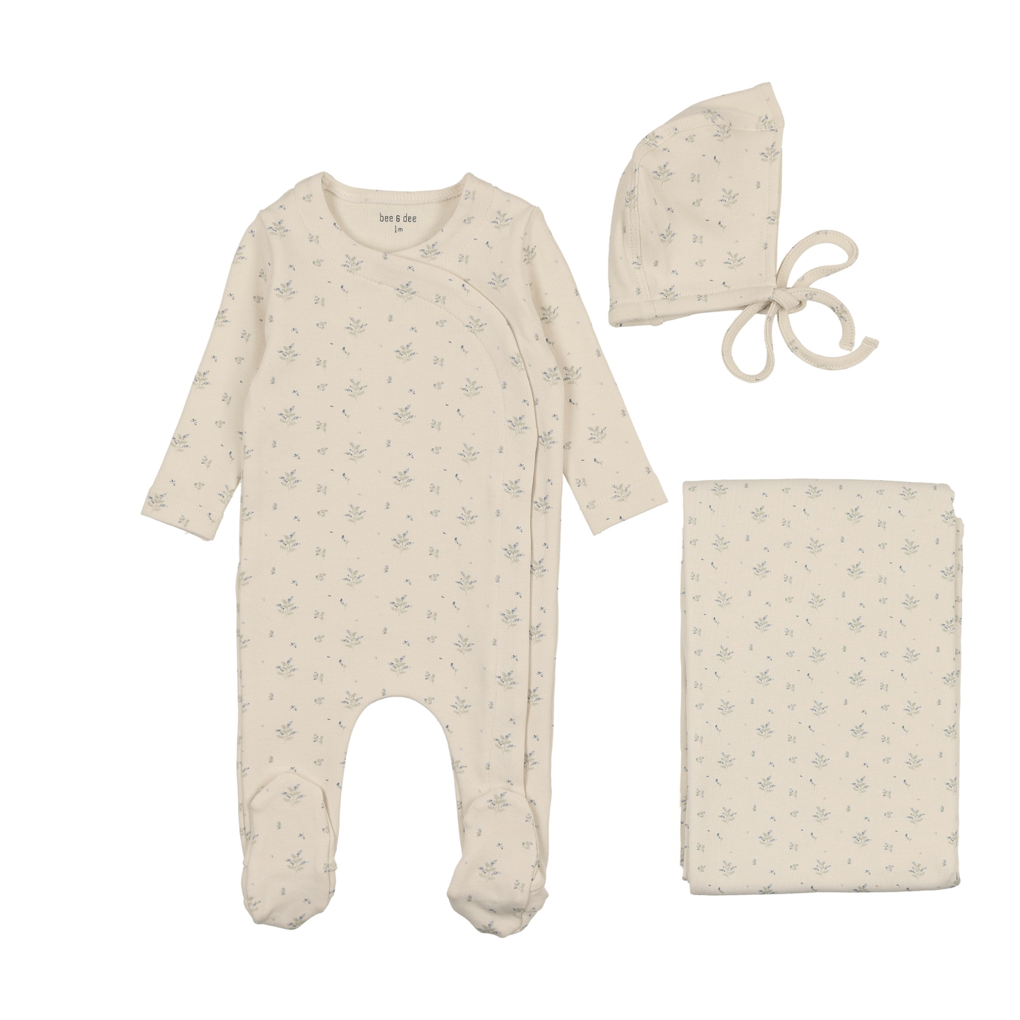 Bee and Dee Sweet Blossoms Layette Set