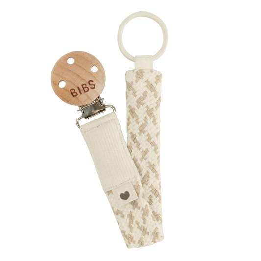 Bibs Pacifier Clip Braided