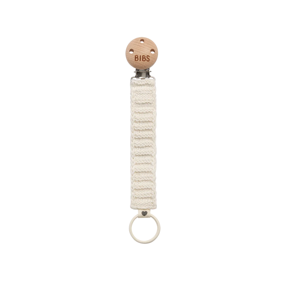 Bibs Pacifier Clip Knitted
