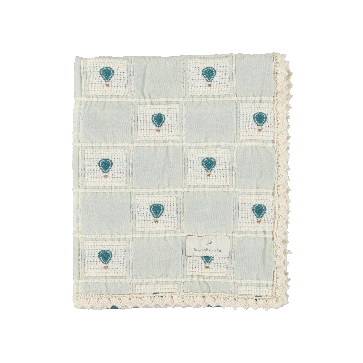 Bebe Organic Balloon Patchwork Blanket