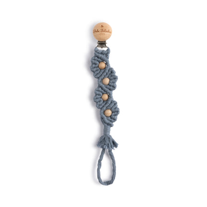 Bebe Belinha Organic Cotton Flower Pacifier Clip