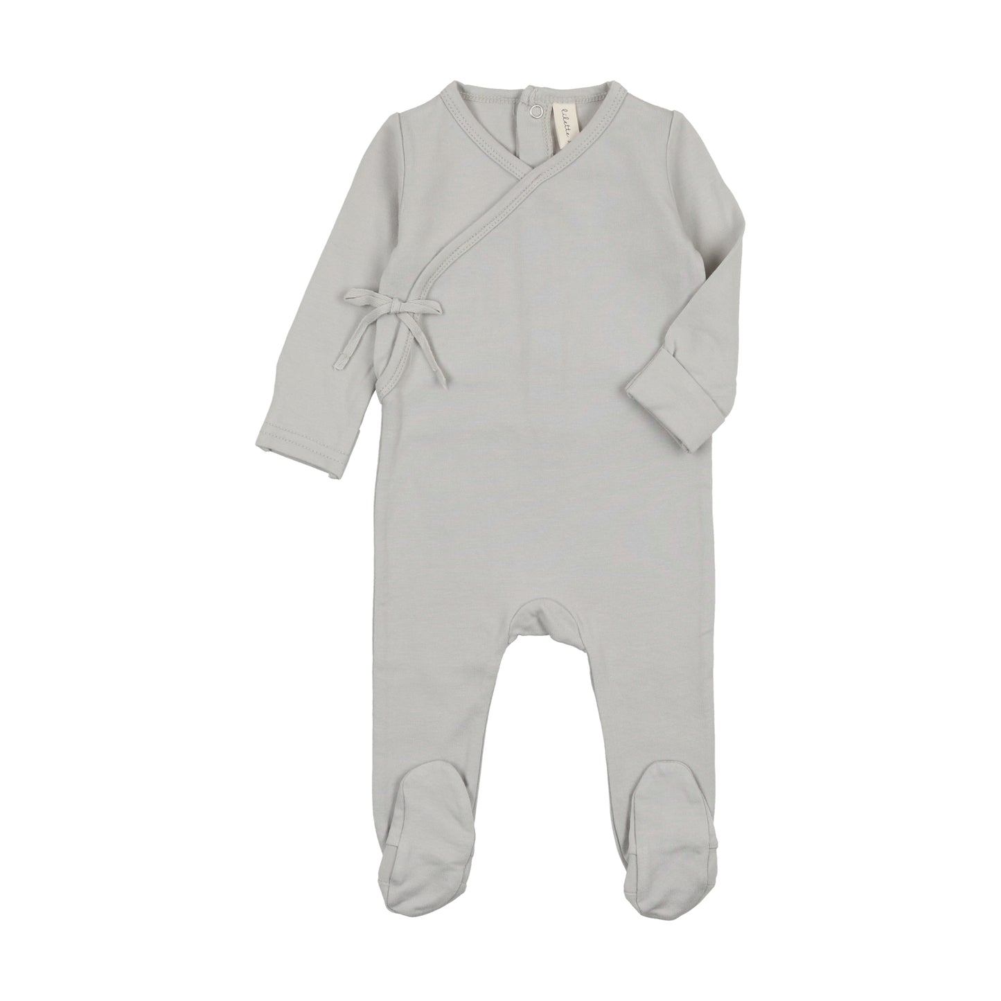 Lilette Brushed Cotton Wrapover Footie Set Ss24