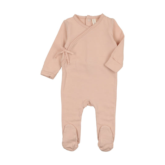 Lilette Brushed Cotton Wrapover Footie Ss24