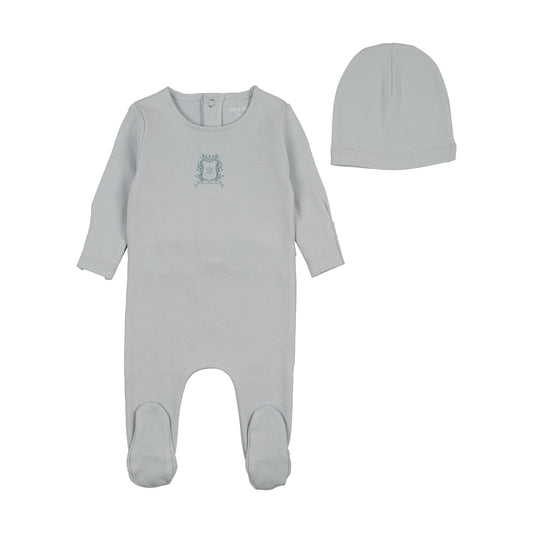Bee and Dee Crest Footie Set