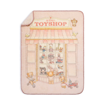 Lil Teddy's Toyshop Blanket 43" x 32"