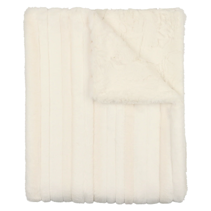 Peluche Lux Fur Paneled Blanket
