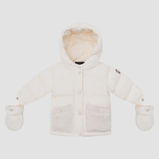 Ellabee Quincy Enfant Down Jacket Off White