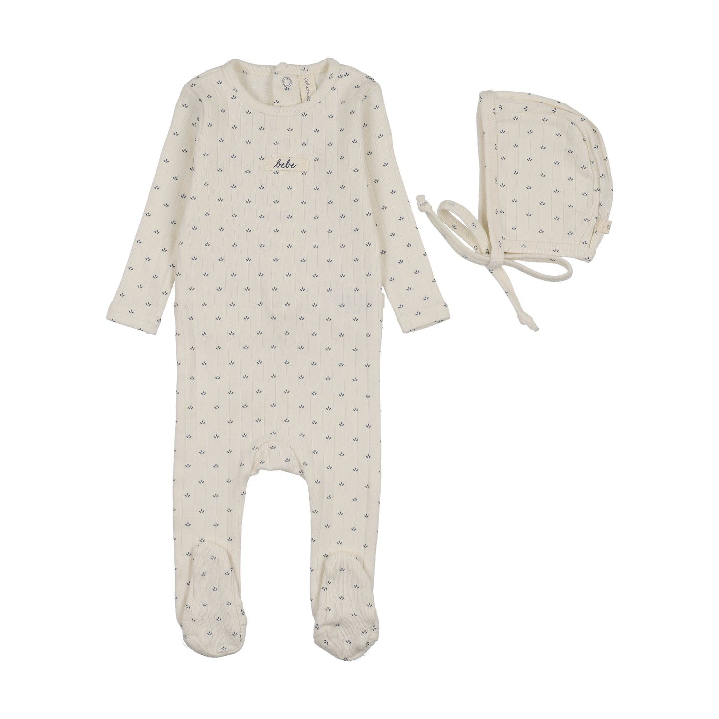 Lilette Floret Print Footie Set