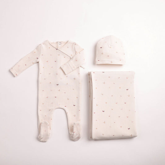 Bee and Dee Flutter and Fly Layette Set