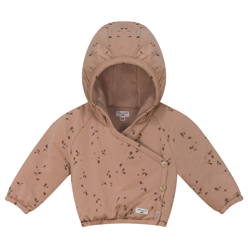 Little Fragile Leaf Print Jacket