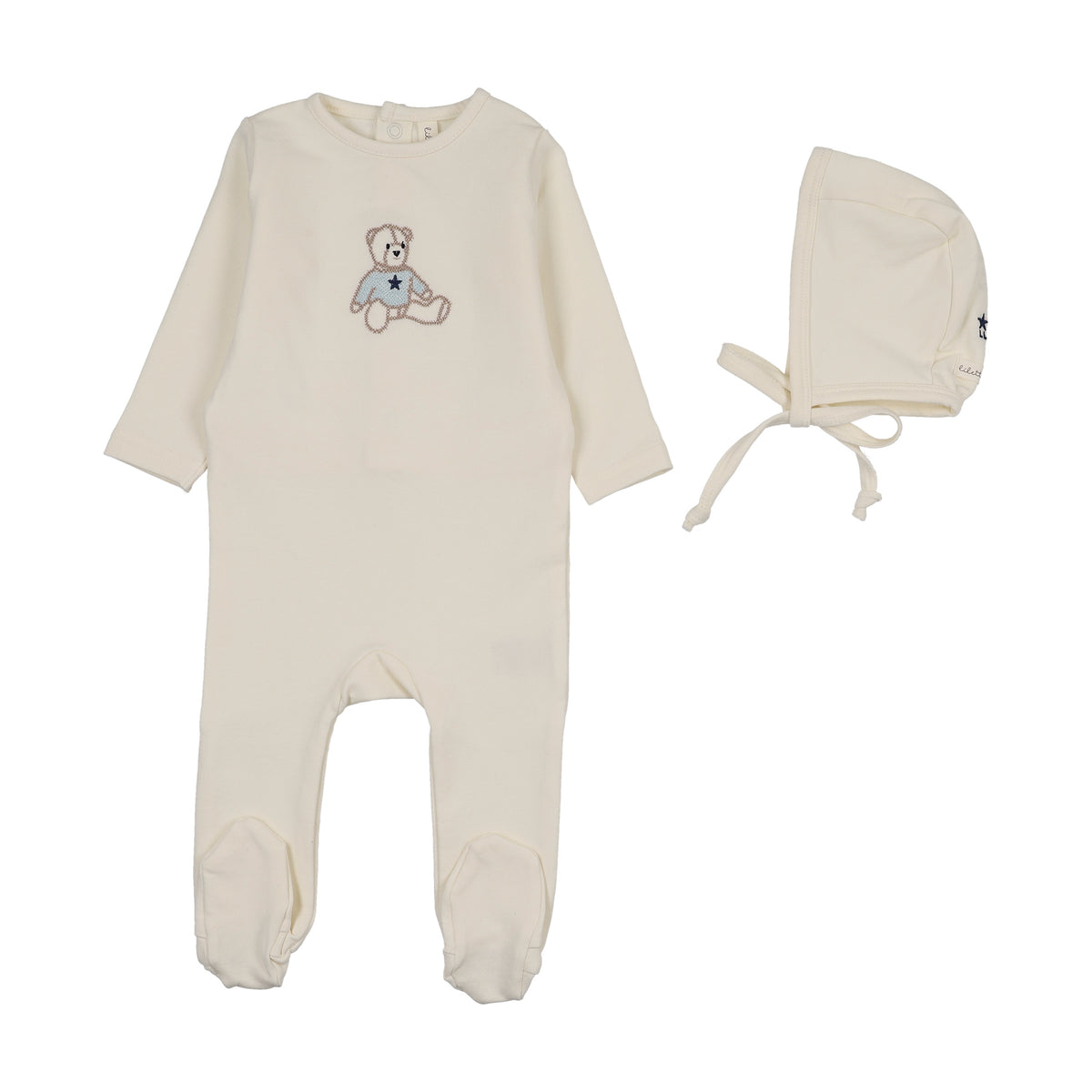 Lilette Sweet Bear Footie Set