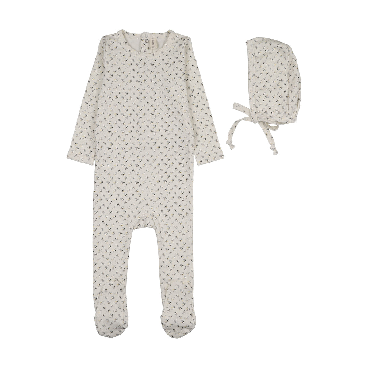 Lilette Cherry Blossom Footie Set