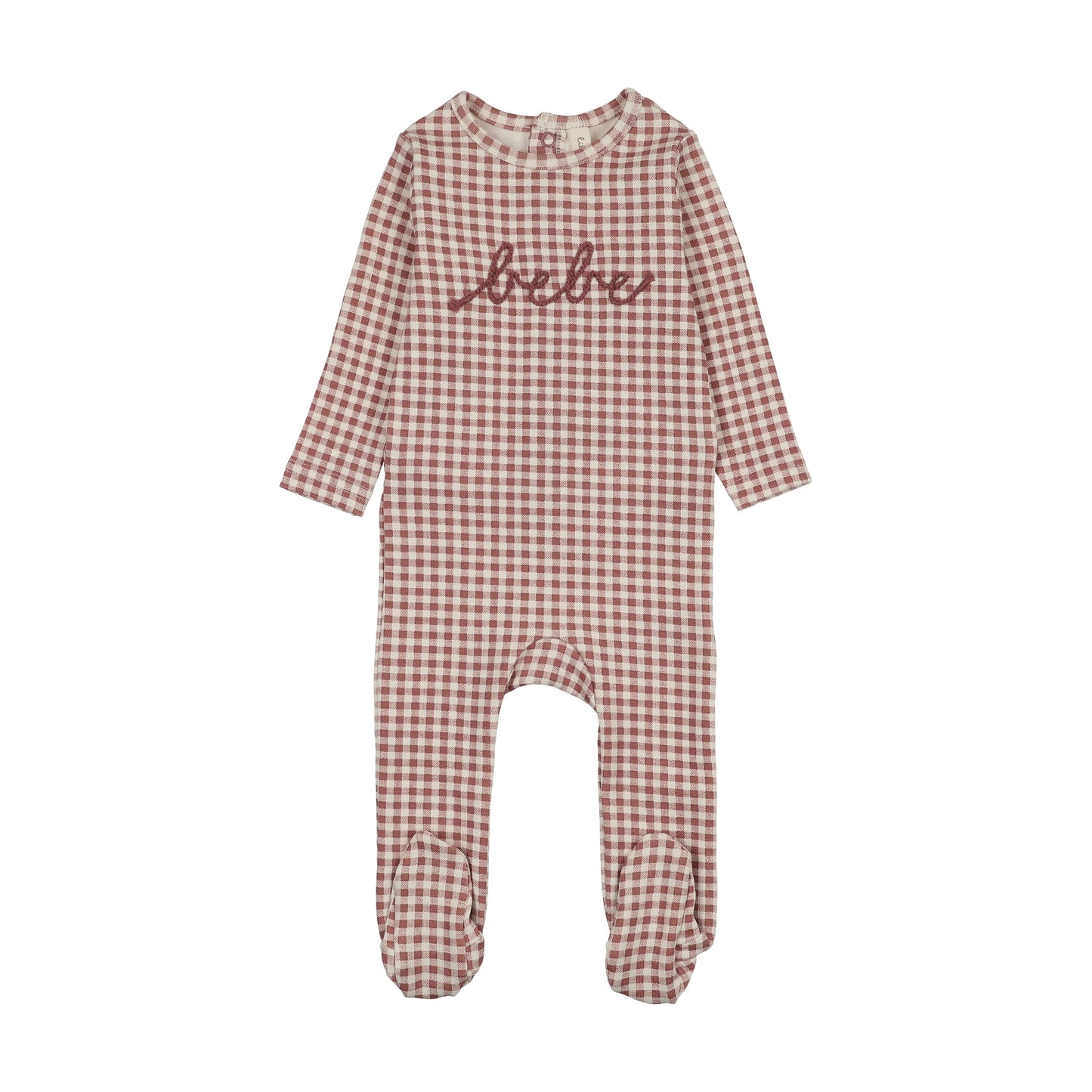 Lilette Gingham Bebe Footie