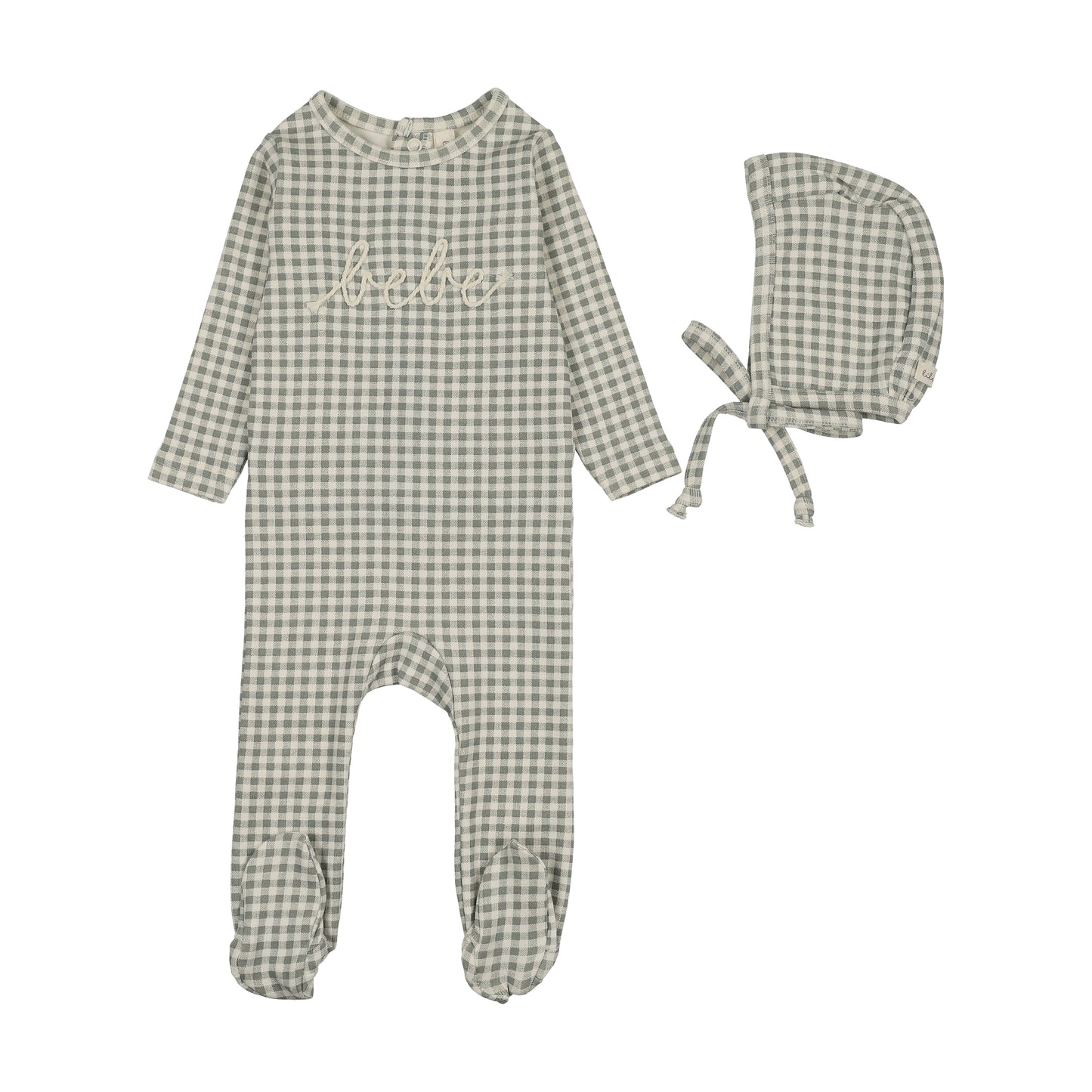 Lilette Gingham Bebe Footie Set