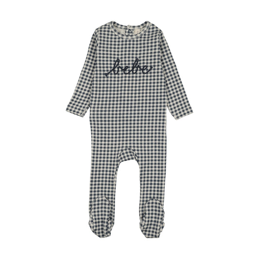 Lilette Gingham Bebe Footie
