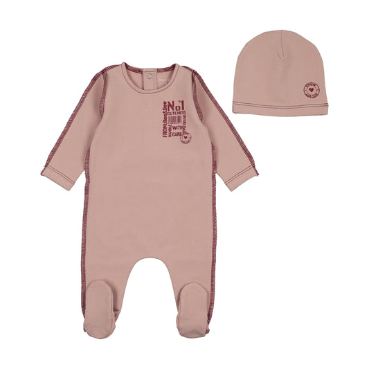 Bee and Dee Little Imprint Footie Set