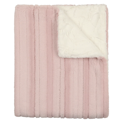 Peluche Lux Fur Paneled Blanket