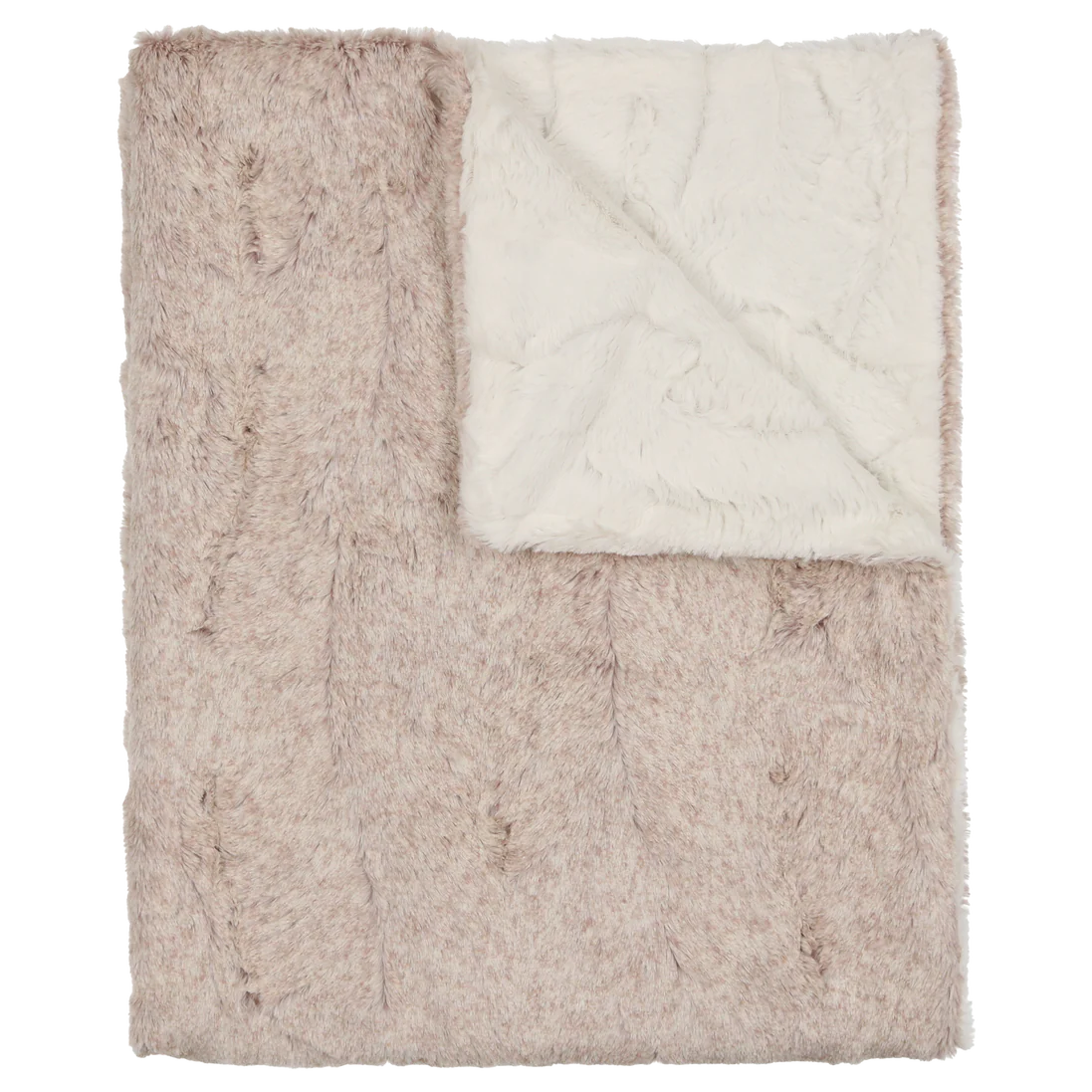 Peluche Lux Fur Heather Blanket