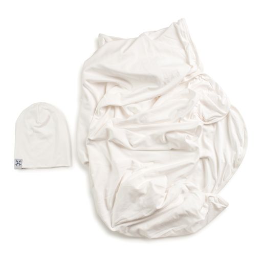 Jacqueline & Jac Classic Swaddle Blanket and Hat Set