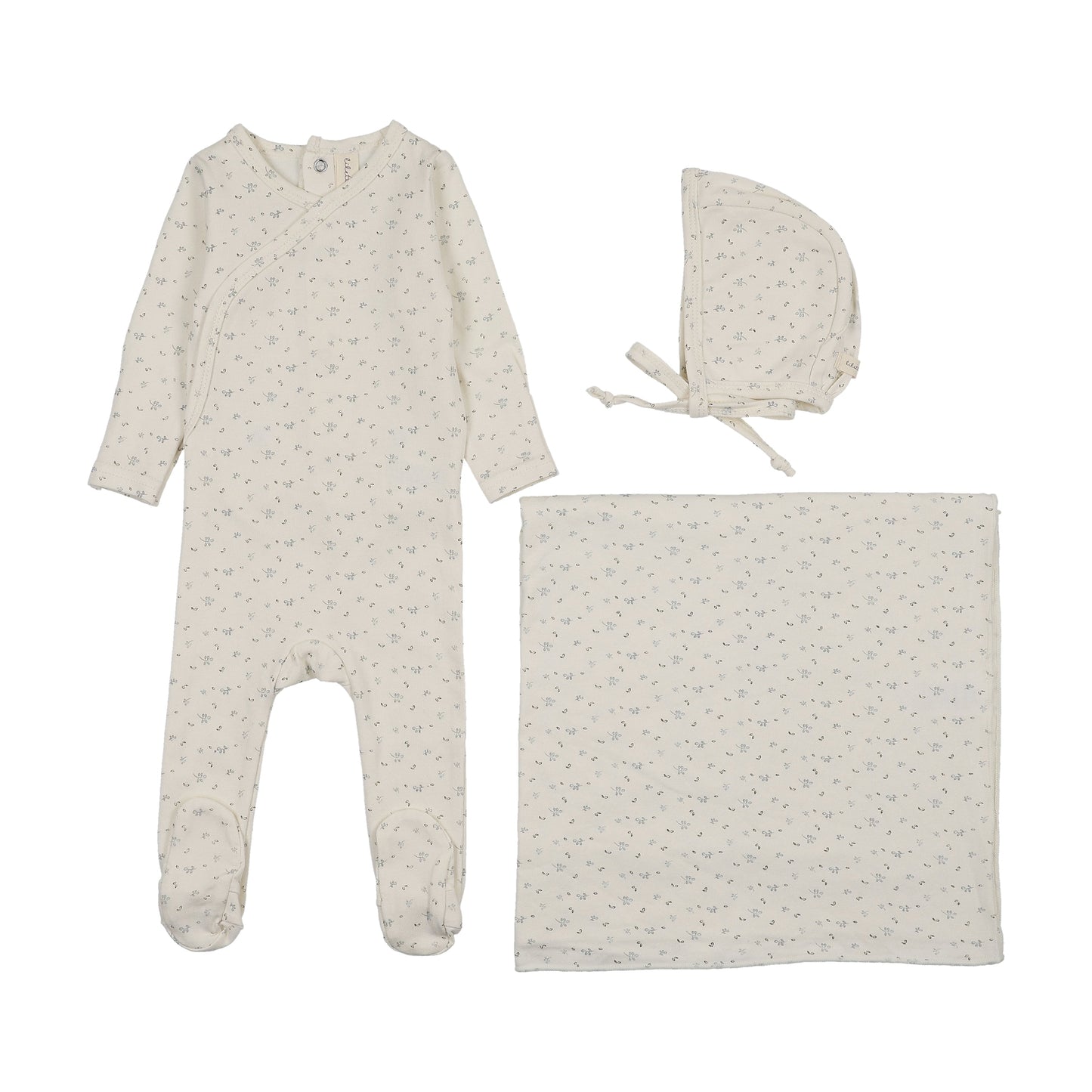 Lilette Printed Wrapover Layette Set SS26