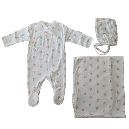 Bebe Organic Rosie Wrap Layette Set