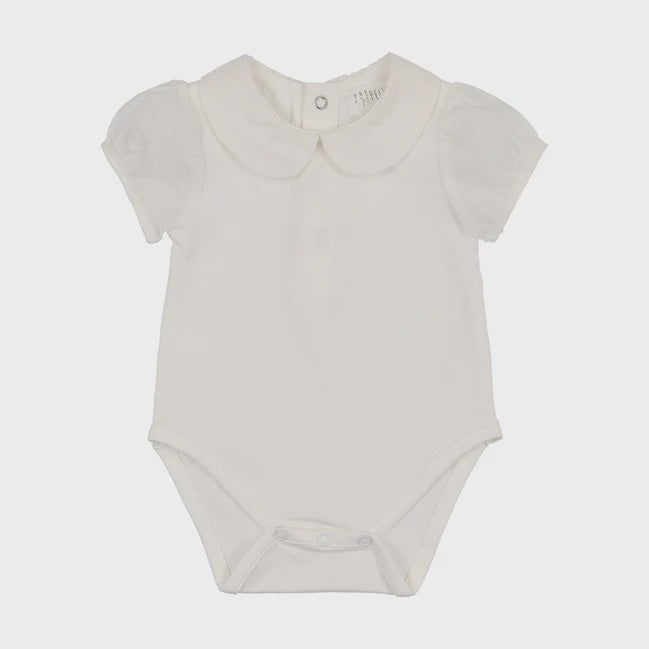 Peluche Onesie with Cotton Puff Sleeve