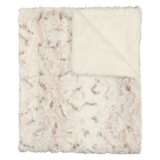 Peluche Lux Fur Speckled Blanket