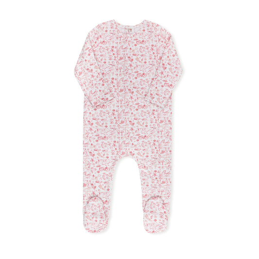 Tricot Bebe Summer Print Footie