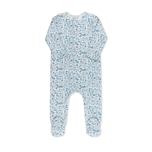 Tricot Bebe Summer Print Footie