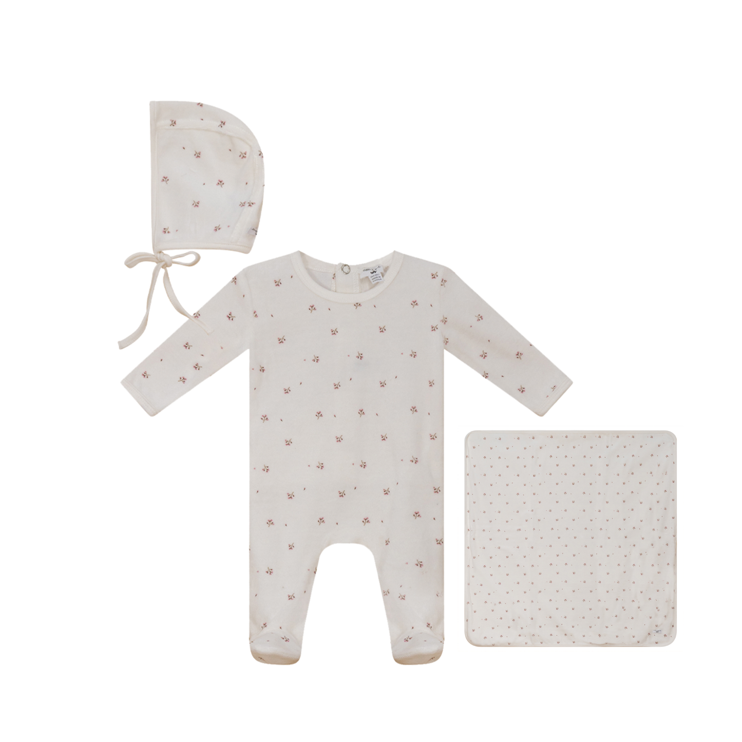 Little Fragile Floral Layette Set