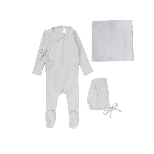 Lilette Fine Pointelle Layette Set